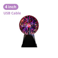 Magic Crystal Sphere Light Novelty Plasma Ball Light Electric Lamp Night Light 4568 Inch Table Lights Decor Glass Plasma Lamp