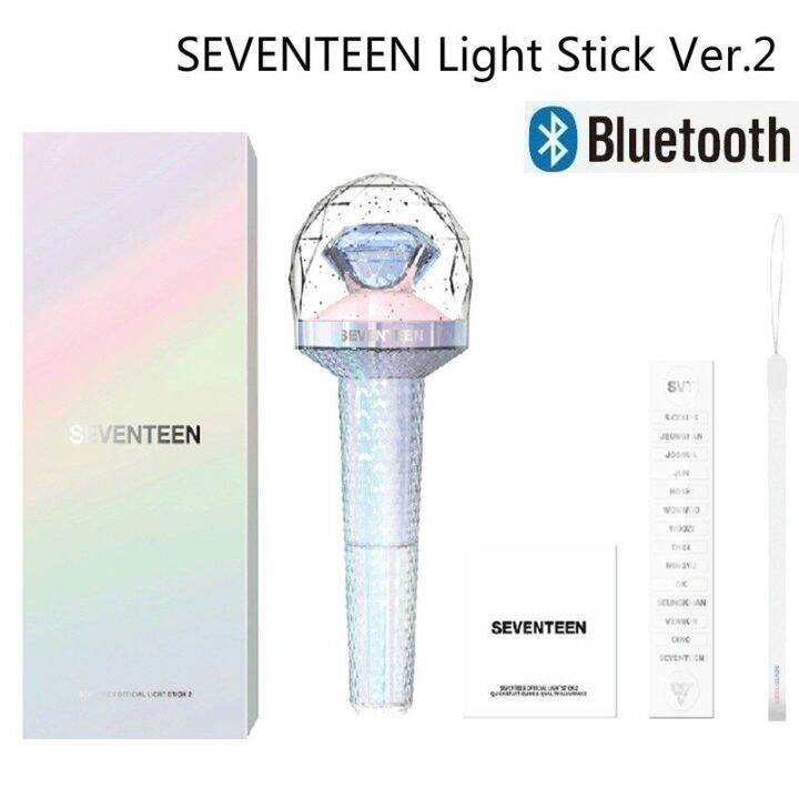 kpop-อย่างเป็นทางการ-light-stick-seventeens-lightstick-ver-2-บลูทูธคอนเสิร์ต-led-glow-โคมไฟ-hiphop-light-up-ของเล่นสำหรับ-kpop-fans