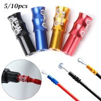 【YF】✎  5pcs Aluminum Alloy Geared Brake Shifting Cable Tube Cap Mountain Highway Road Mtb Fixed