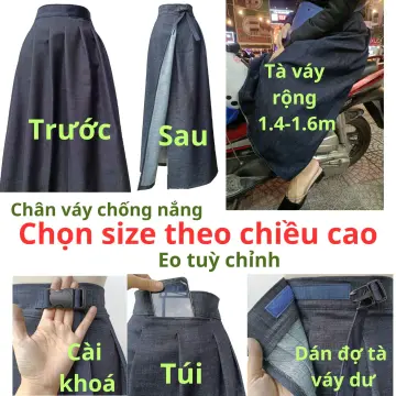 Quần váy jean chống nắng