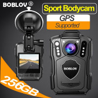 BOBLOV M5 Body Mini Action Sport Police Camera with GPS กล้องติดตัวตำรวจ กล้องติดหน้าอก  HD 1440P 256GB 4200MAH 170° Waterproof  DVR Video Recorder Camcorder Bodycam Actioncam