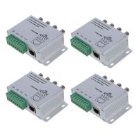 4X UTP 4 Channel Passive Video Balun Transceiver