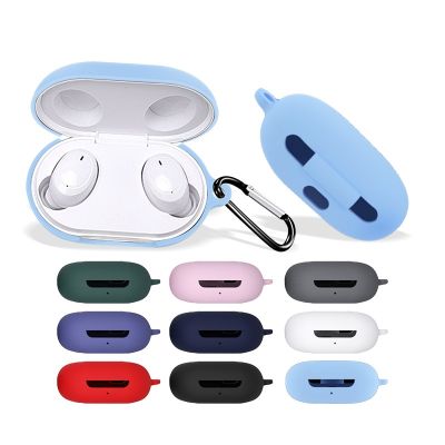 Silicone Protective Cover for OPPO ENCO W31 for OPPO ENCO W11 Bluetooth Earphone Box Anti-Scratch Case Protector with Hook Wireless Earbud Cases