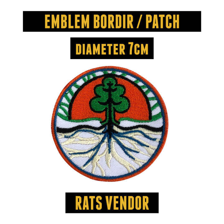 Emblem Bordir / Patch Logo KLHK Lingkungan Hidup Dan Kehutanan | Lazada