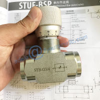 วาล์วควบคุมการไหลของเหล็กกล้าคาร์บอน STB-G34 STB Series 34 "Bi-Directional Flow Restrictor Hydraulic Valve