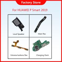 Flex For Huawei P Smart 2019 Charging Port Dock For P Smart 2019 Power Volume buttons flex cable For P Smart 2019 Loud Speaker