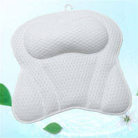 Washable Bathtub Pillow Ho Cushion Bathroom Suction Cup Pillow 4D Mesh SPA Headrest For Home And Comfort Bath Accessories