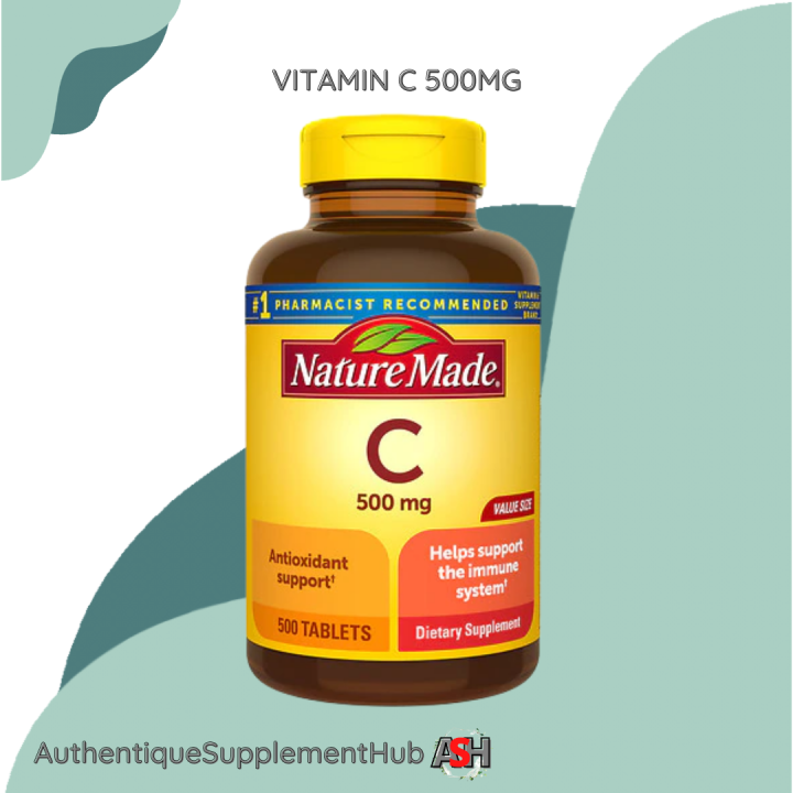 Nature Made Vitamin C 500mg 500 Tablets Lazada PH