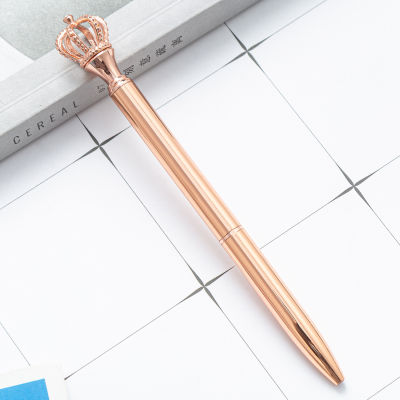 [In stock] มงกุฎปากกาลูกลื่น ปากกาของขวัญโลหะสร้างสรรค์ปากกาโฆษณาที่กำหนดเองสามารถพิมพ์ได้ logo 皇冠笔