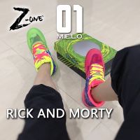 Original PU-Ma MB.01 lamelo Ball "Rick &amp; morty Galaxy" รองเท้าบาสเก็ตบอล high basketball shoes sneaker sports shoes