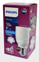 PHILIPS หลอดไฟ LED 9W ฟิลลิป์ LED BULB T70  ขั้วE27 ขั้วเกลียว แสงส้ม/แสง ขาว รุ่น MyCare