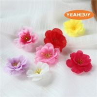 【DT】 hot  100pcs 4.5cm Artificial Simulation fake fabric plum blossom peach blossom sakura flower Heads  Diy accessories