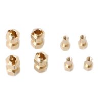 4Pcs Brass Extended Wheel Hex Hub Adapter 9750 for Traxxas TRX4M TRX-4M 1/18 RC Crawler Car Upgrades Parts Accessories