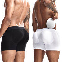 Jockmail Men Sexy Butt Lifter Enlarge Push Up Underpants Removable Pad er Underwear Butt-Enhancing Trunk Shorts Male Panties2023