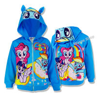 เสื้อแจ็คเก็ต เสื้อกันหนาว เด็กผู้หญิง 3-10 ปี Jacket My Little Pony โพนี่ ลิขสิทธ์แท้  เสื้อแจ็คเก็ตเด็ก