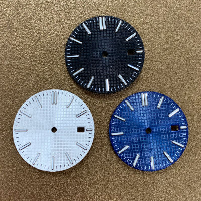 31.8Mm Watch Dial Green Luminous Watch Faces Replacement Accessories For AP Royal Oak NH35 Automatic Movement MOD Parts