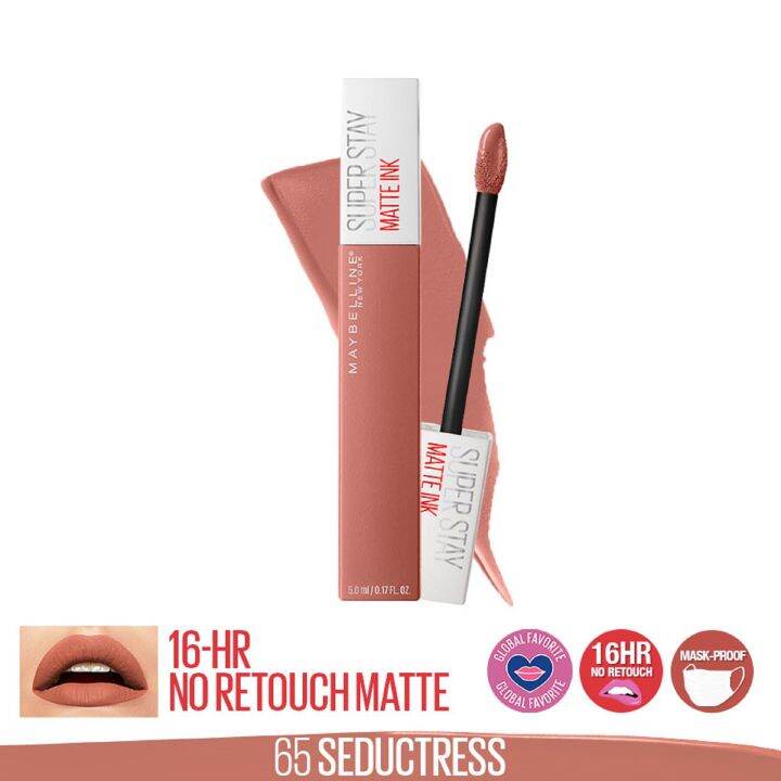 Maybelline Superstay Matte Ink Un Nude Liquid Lipstick Seductress Hr Waterproof Ml Lazada Ph