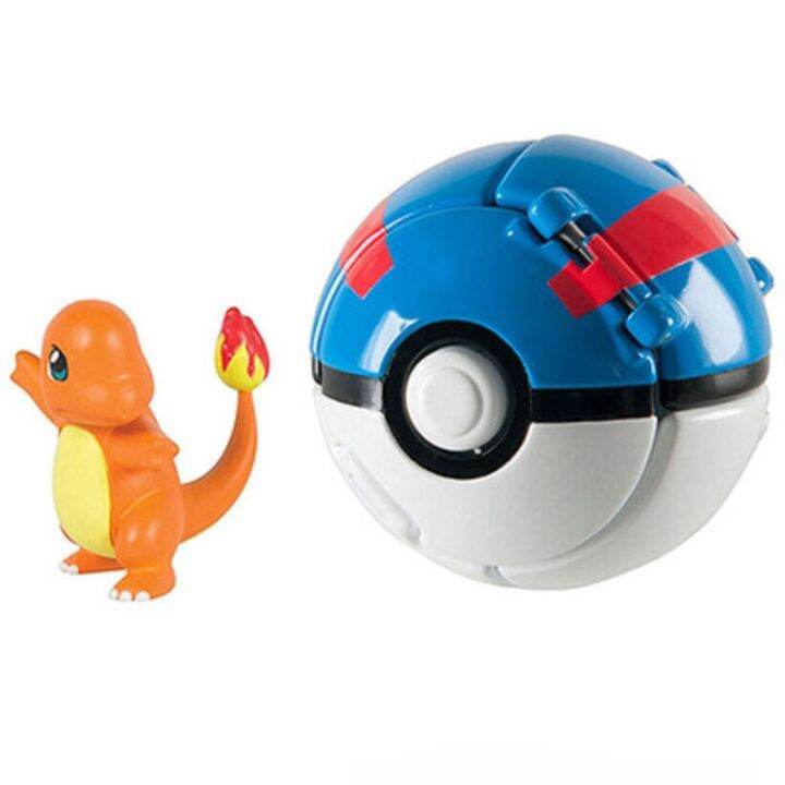 ใหม่-tomy-pokemon-ball-pokeball-อะนิเมะรูป-pikachu-squirtle-pocket-monster-variant-pok-mon-elf-ball-ของเล่น-action-รุ่นของขวัญซื้อจำนวนมาก