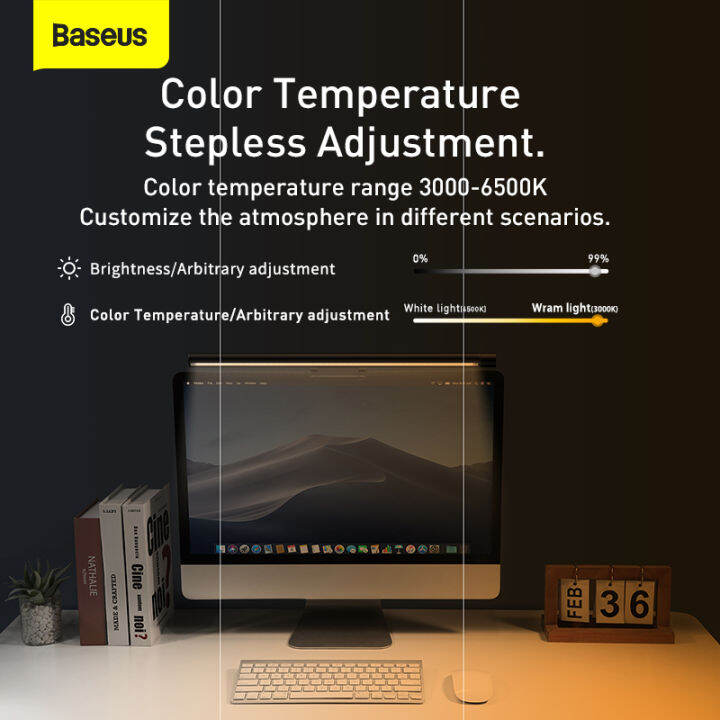 baseus-โคมไฟตั้งโต๊ะ-led-ป้องกันไฟสีฟ้าจอแขวนไฟ-stepless-dimming-ไฟไม่สมมาตรสำหรับคอมพิวเตอร์จอคอมพิวเตอร์โคมไฟอ่านหนังสือ