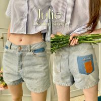 chuuchop_พร้อมส่ง(C8184)??Julie denim short กางเกงขาสั้น