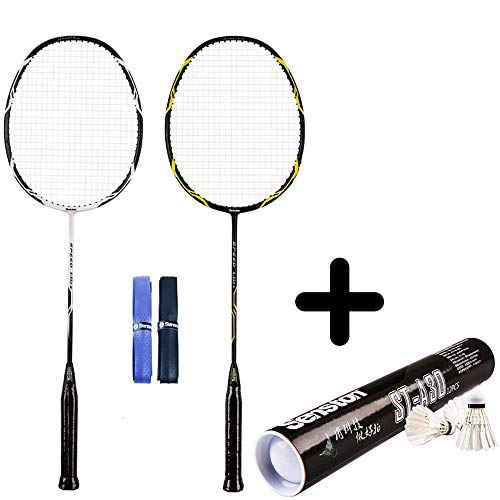 Badminton Set 2 Player Badminton Rackets Professional Graphite High-Grade