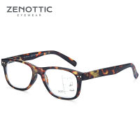 ZENOTTIC Vintage Square Prescription Glasses Optical Photochromic Blue Light Blocking Spectacles Myopia Progressive Eyeglasses