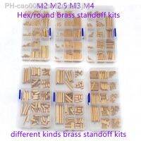 M2 M2.5 M3 Brass Spacer Standoffs/ Screw /Hex Nut Assortment set Kits with Plastic Box