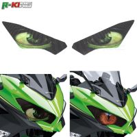 ☬✽♀ For Kawasaki Ninja 250 Ninja 400 2018-2019 Motorcycle Headlight Sticker Guard Head light Stickers Protector Film Decoration