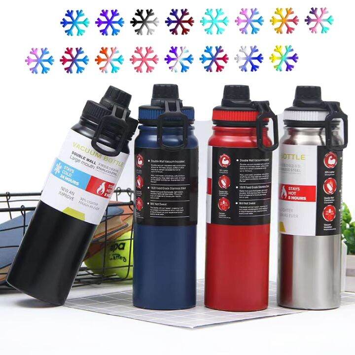 1 Liter Water Bottle Keeps Cold Cool and Heat 1L Stainless Steel Large