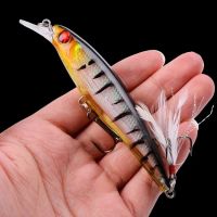 1PCS Laser Minnow Fishing Lure 11CM 13G pesca hooks fish wobbler tackle crankbait artificial japan hard bait swimbait Lures Baits