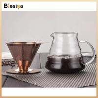 Blesiya กรวยที่วางกรวยที่ดริปกาแฟยกเทสามารถซักได้สำหรับห้องครัว