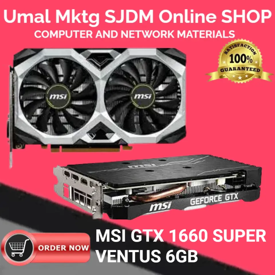 MSi GeForce GTX  SUPER VENTUS XS OC 6GB Gaming Graphic Card