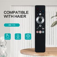 รีโมทคอนโทรลไร้สายด้วยเสียงสำหรับ Haier HTR-U29R Haier 50สมาร์ททีวี H55K6UG H50K6UG H65K6UG BX2 Haier 50สมาร์ททีวี DX HTR-U29