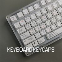 131 Keys Programmer PBT Keycaps Sublimation Cherry Profile Keycaps For Mechanical Keyboard Custom Keycap