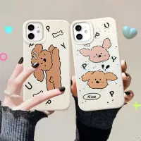 เคสสำหรับไอโฟน15 14 13 12 11 Pro Max X XR Xs Max 8 7 6S Plus SE 2020การ์ตูนลูกสุนัขน่ารักป้องกันการตกแพ็คเต็มรูปแบบ