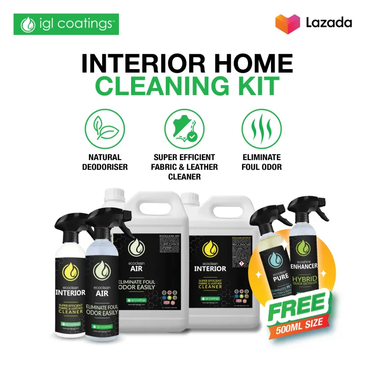 [ Flood Clean up Kit ] Multi Surface Cleaning Set for Carpet , Leather