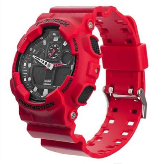 casio-นาฬิกาข้อมือ-g-shock-รุ่น-ga100b-4a-สีแดง