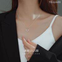 ? ornaments jewelry เครื่องประดับอัญมณี Jinmeiao S925 สร้อยคอหัวใจเงินผู้หญิง Minority Design Clavicle CHAIN ​​เรียบง่ายอเนกประสงค์ประณีตสร้อยคอ 2023 ใหม่