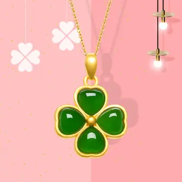 Four leaf clover necklace- Heart Keepsake pendant – Beyond Love Creations