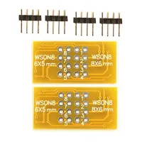 2PCS Programmer Adapter WSON8 to DIP8 Programmer Adapter Board QFN8/DFN8 to DIP8 &amp; WSON8/MLF8 to DIP8 Socket