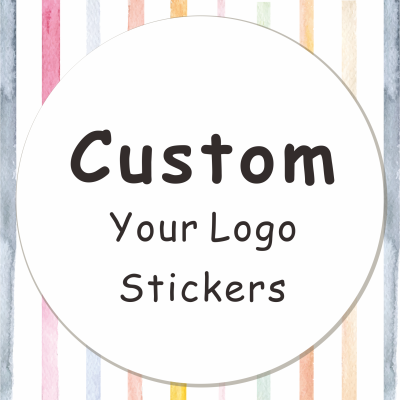 【cw】500 PCS Custom Logo Sticker Labels Stickers Label Wedding Birthday Baptism Party Design Your Own Sticker Personalized Packaging