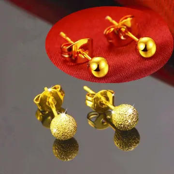 22K Gold Hoop Earrings (Ear Bali) For Baby - 235-GER10888 in 0.800 Grams