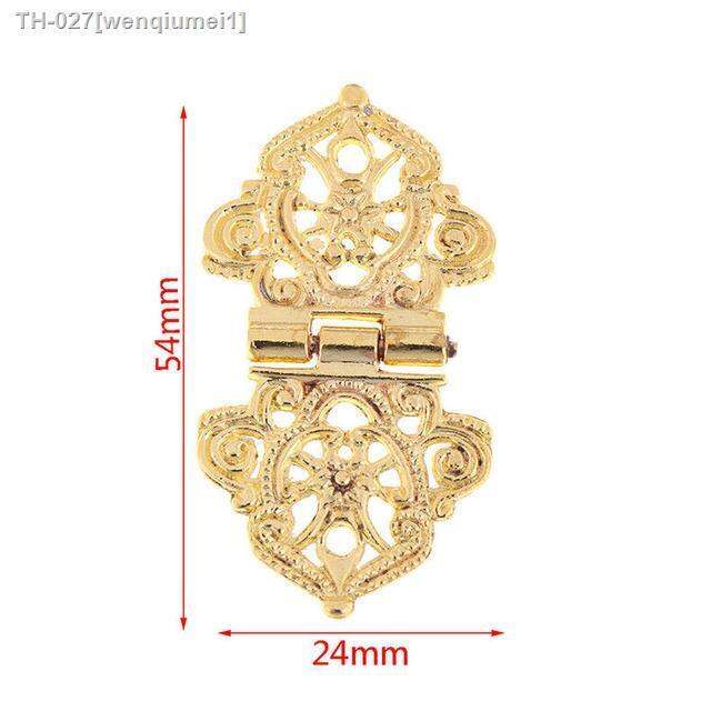 5pcs-vintage-alloy-hollow-flower-hinges-metal-cabinet-door-butt-hinges-engraving-design-box-hinges-for-wooden-cases