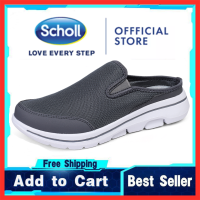 Scholl รองเท้าสกอลล์ scholl รองเท้า scholl Scholl รองเท้าสกอลล์ scholl รองเท้า รองเท้า scholl  ผู้ชาย scholl รองเท้าผ้าใบผู้ชายรองเท้าผู้ชาย scholl ขนาดใหญ่ 46 47 48 ครึ่งรองเท้าแตะรองเท้าแตะแบนผู้ชายแฟชั่นเดินรองเท้าผ้าใบเกาหลีครึ่งหนึ่ง-2030