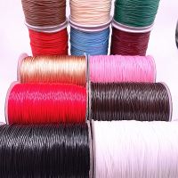 New 2.0mm 5meters Waxed Cord Waxed Thread Cord String Strap Necklace Rope Beads for Jewelry Making DIY Bracelet
