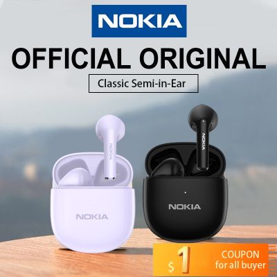 （Orange home earphone cover）Nokia E3110แบบทัชแบบดั้งเดิมใหม่ TWS,5.1เบสลดเสียงสเตอริโอคู่หูฟังไร้สายบลูทูธ250MAH สแตนด์บายได้นาน