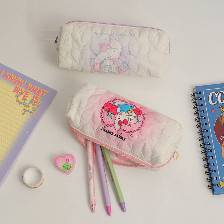 creative-simplicity-student-pencil-case-girl-stationery-storage-bag-large-capacity-cartoon-pen-case-stationery-box