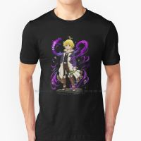 Meliodas Purple Shirt T Shirt Cotton 6Xl Meliodas Merlin Anime Cute Cool The Seven Deadly Sins Nanatsu No Zai