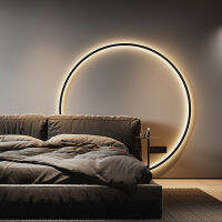 ที่ทันสมัย Minimalism Led ผนังโคนรอบแหวนอลูมิเนียมยึดโคมไฟ Sofaside Deco โคมไฟติดผนังนอร์ดิกห้องนอนวงกลมโคมไฟติดผนัง *