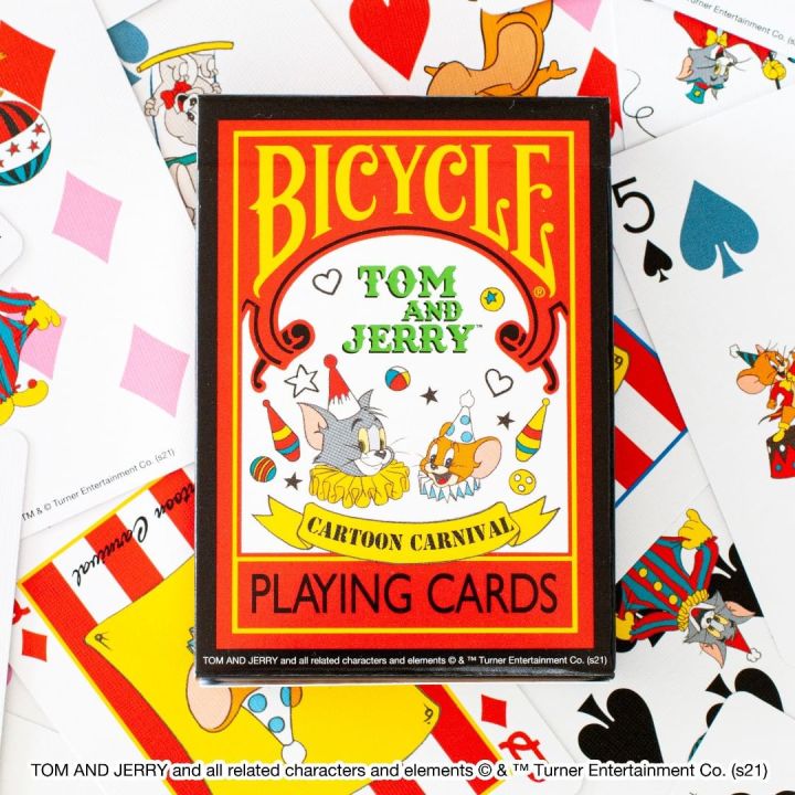 Bài tây Poker Bicycle Tom & Jerry Cartoon Carnival Playing Cards 